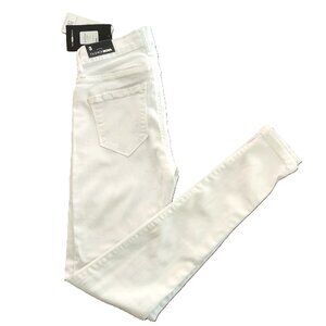Fashion Nova Canopy White Jeans with Knee Slits women size 3